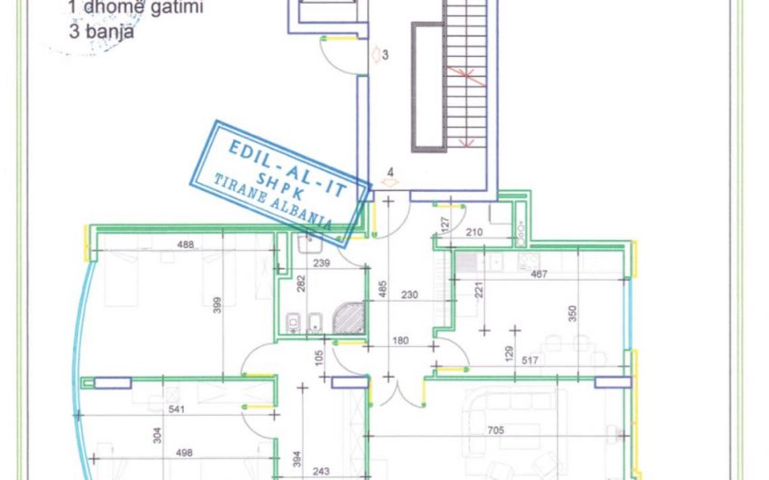 Spacious 3 bedroom apartment in primer location